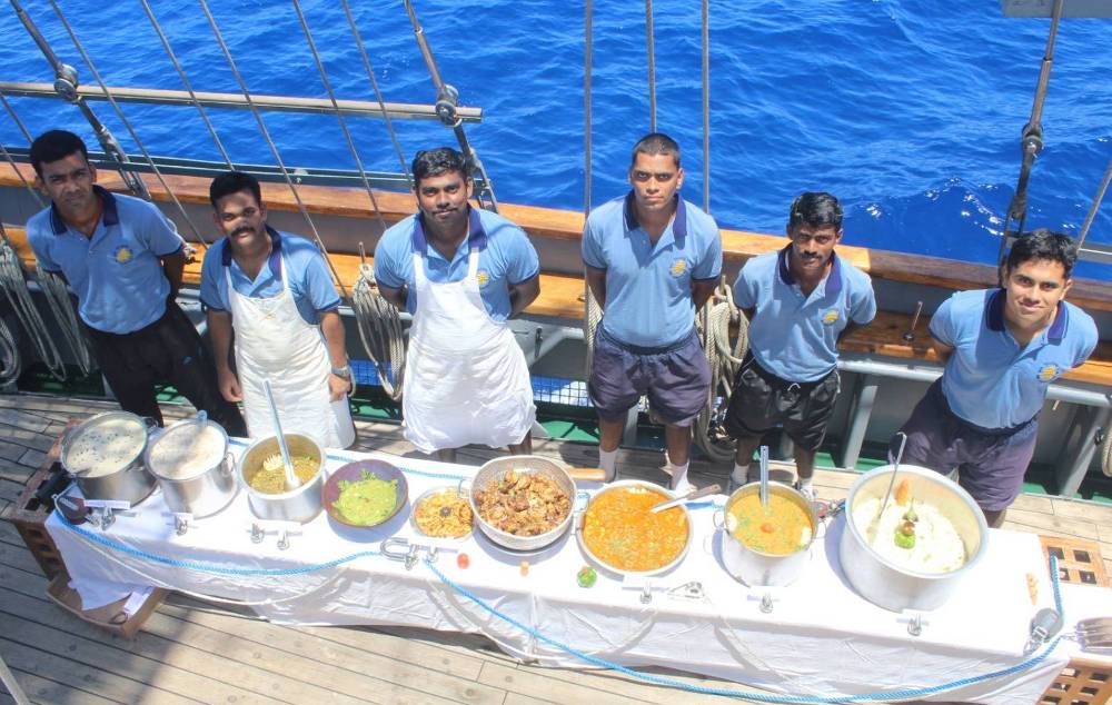 'Main Mast' ready for Inter-mast Cooking Competition